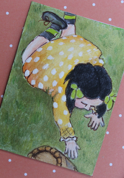 jill came tumbling after Artist Trading Card_1